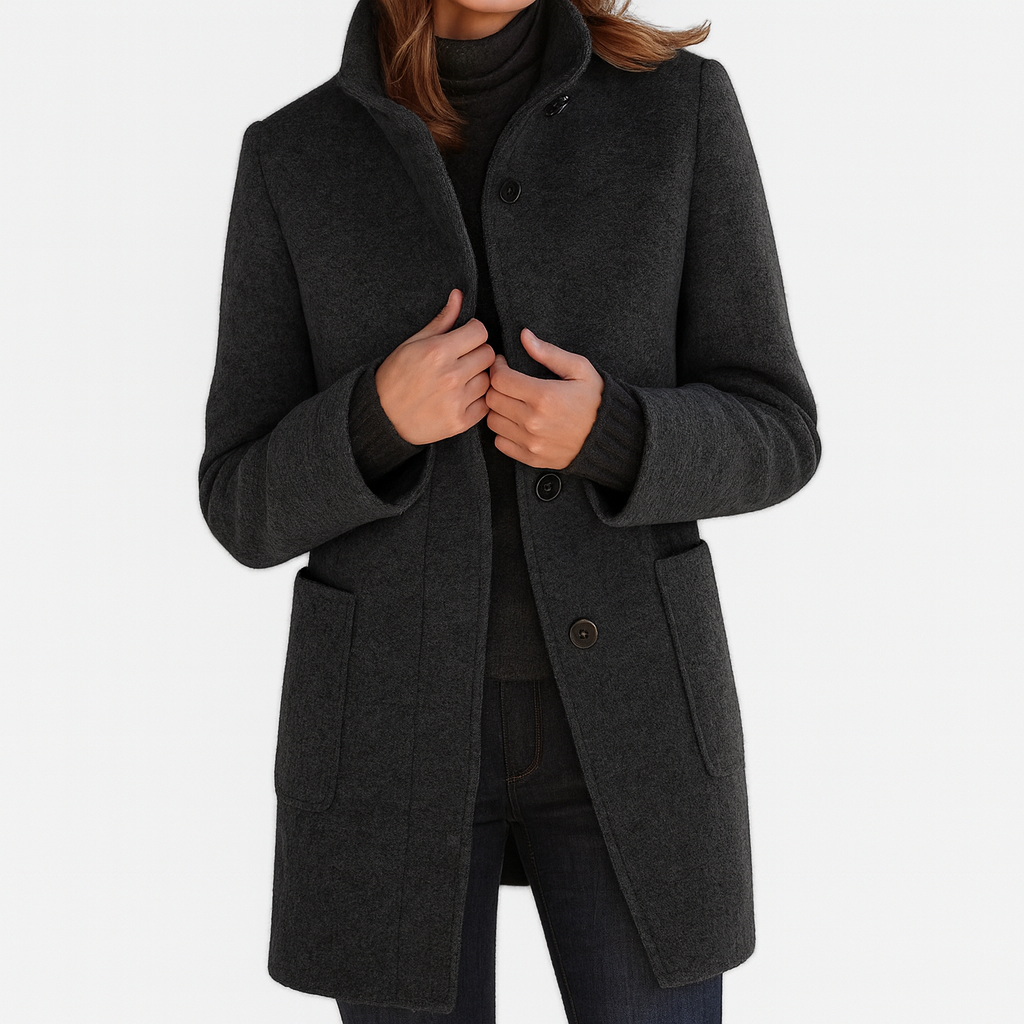ZUZANA | Cappotto da donna con collo alto